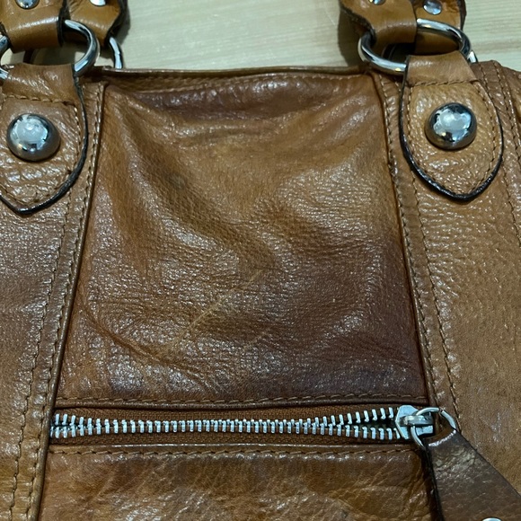 Italian leather purse - Caramel - Picture 2 of 4